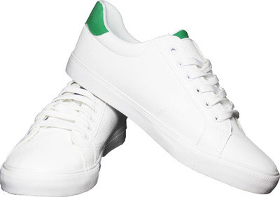 BLUE FOX Sneakers For Men(White, Green