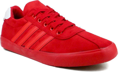 

Ripley Armada Series Red Suede Casuals For Men(Red, Neon red