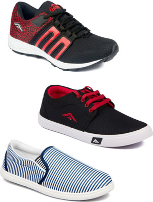 

Asian Men Casual & Running Shoes Combo Pack of 3 Running Shoes For Men(Multicolor