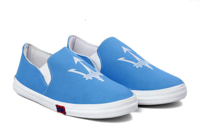 

Paduki 7004 Printed Slip On Sneakers For Women(Blue, Blue01