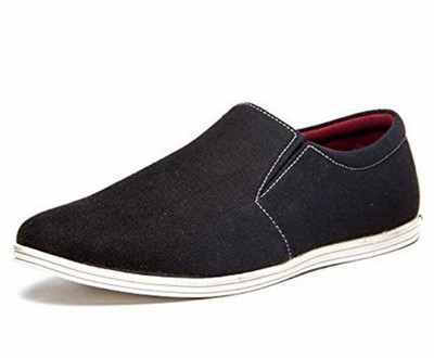 

NMD Black Slip On Loafers For MenÃ¢ÂÂs & BoyÃ¢ÂÂs Loafers For Men(Black