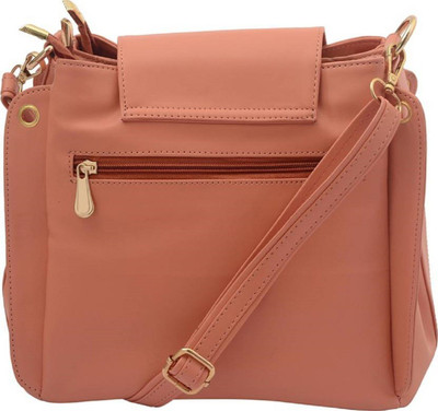 

MADASH Women Casual Pink PU Sling Bag