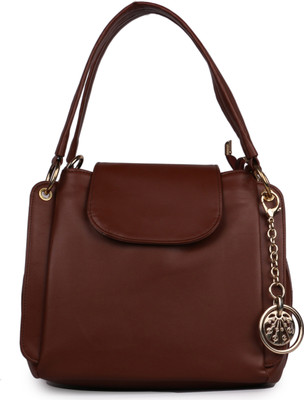 

Roseberries Hand-held Bag(Brown)