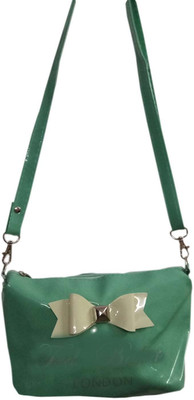 

HALO NATION Girls Casual Green PU Sling Bag