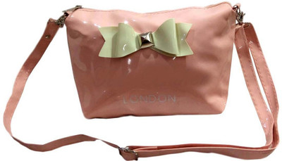 

VShine Girls Casual Pink PU Sling Bag