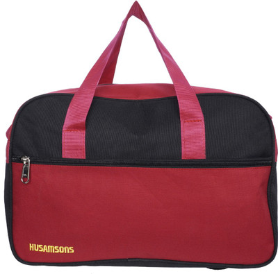 

Husamsons BT-01-HS Small Travel Bag - Small(Red, Black), Black;red