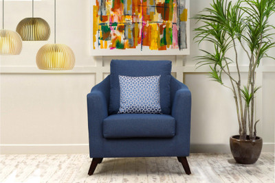 

Peachtree Fabric 1 Seater Sofa(Finish Color - Blue)