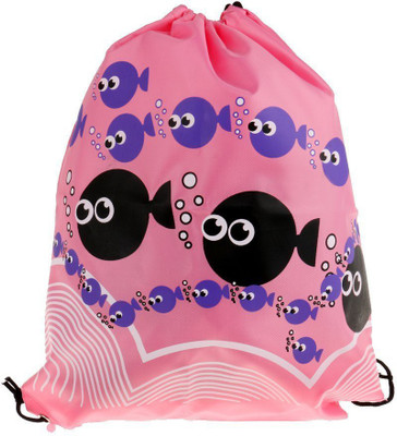 

Creative India Exports Waterproof Swimming bags Drawstring Beach Bag Sport Gym Backpack Swimming Bag(Pink, Backpack)