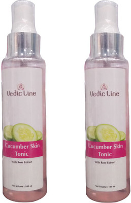 

Vedic Line Cucumber Skin Toner Pack of 2(100 ml)