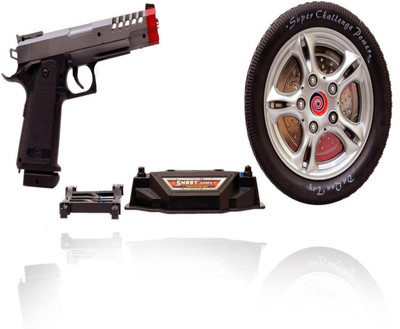 

ToyBin Turntable Shoot Game With Infrared Gun For Kids, Children(Black)
