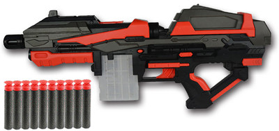 

Kiditos Raytheon Phantom Version High Speed Automatic Soft Bullet Blaster Electric Machine Gun(Black)