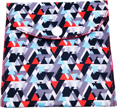 

Meher Collection Cosmetic Pouch(Multicolor, Red), Mosaic print;red print