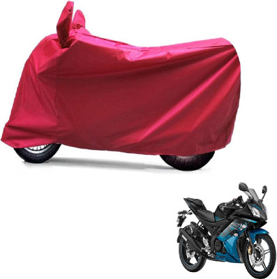 Auto Age Two Wheeler Cover for Yamaha(YZF R15 S, Red)