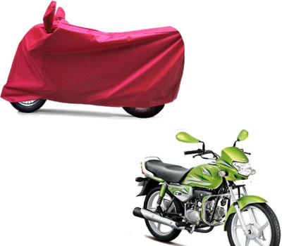 Auto Age Two Wheeler Cover for Hero(HF Deluxe, Red)