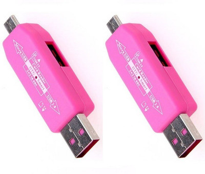 

Elegantshopping UNIVERSAL CARD READER/CONNECTOR KIT/OTG SMART UNIVERSAL CARD READER/CONNECTOR KIT/OTG SMART Card Reader(Pink)