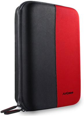

Air Case Portable Universal Travel Organizer Pouch for Cosmetic Makeup Brush Jewelry Red Rugged, Shock Proof, Water Resistant Vanity Box(Red)