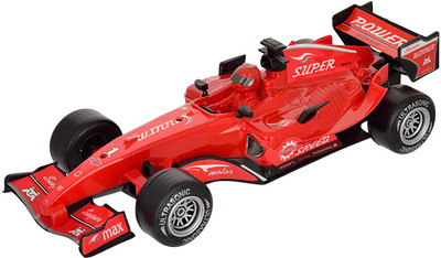 

TALKING GANESHA F1 Fricton Die Cast 1:18 Scale Car with lights & sound of an actual F1 car (red)(Red)