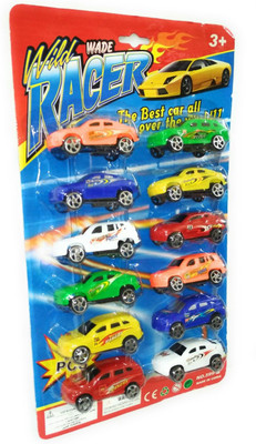 

ClueSteps Push & Pull Along Vehicles (12 PCS) for your kids(Multicolor)