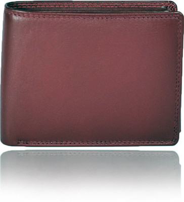 

Toughstance Men Maroon Genuine Leather Wallet(8 Card Slots)
