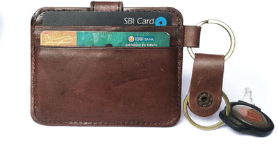 

Creative India Exports Men Tan Genuine Leather Card Holder(4 Card Slots)