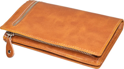 

Forester Women Casual Tan Artificial Leather Wallet(12 Card Slots)