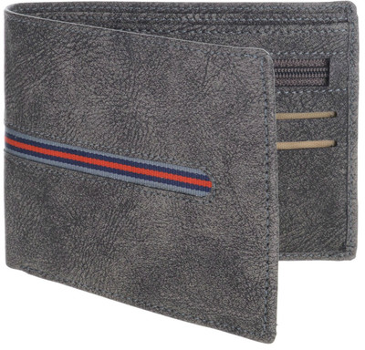 

Creative India Exports Men Grey Genuine Leather Wallet(6 Card Slots)