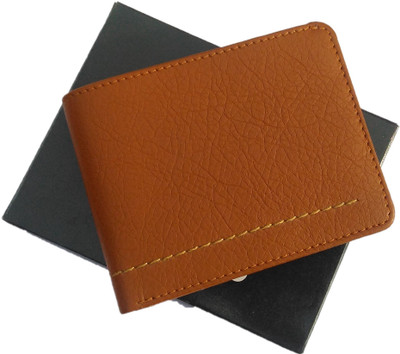 

UNIQUS Men Tan, Brown Artificial Leather Wallet(10 Card Slots), Brown;tan