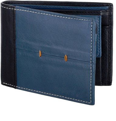 

Creative India Exports Men Blue Genuine Leather Wallet(8 Card Slots)