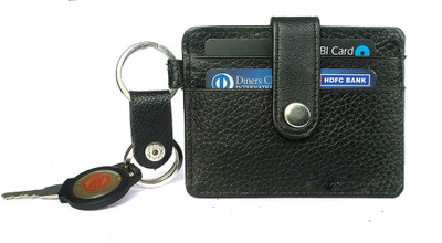 

Creative India Exports Men Black Genuine Leather Card Holder(2 Card Slots)