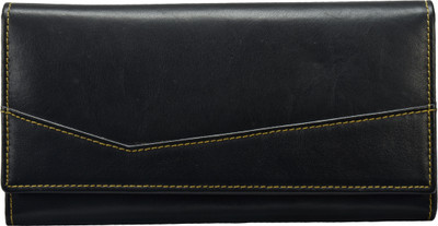

SBS Women Casual Black Genuine Leather Wrist Wallet(8 Card Slots)
