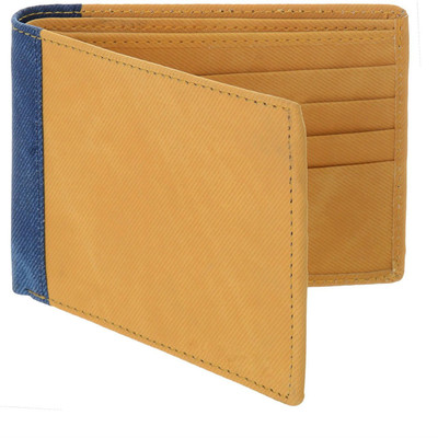 

Creative India Exports Men Yellow Genuine Leather Wallet(8 Card Slots)
