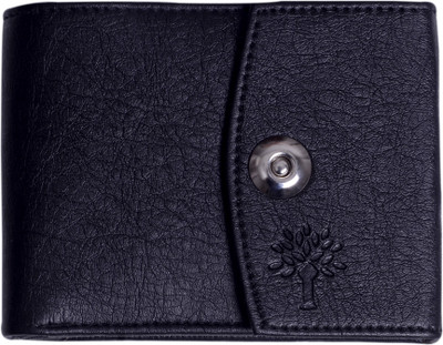 

VSR Men Black Artificial Leather Wallet(6 Card Slots)