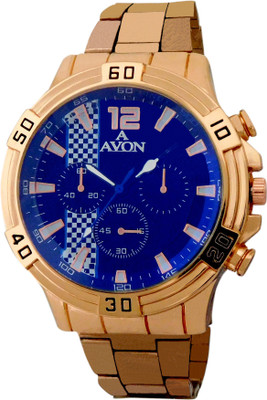 

a Avon Rose Gold Designer Chronograph Design Watch - For Boys