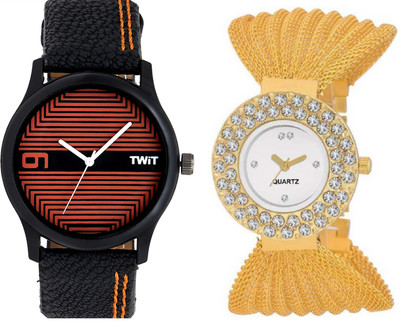 

TWiT New Couple Watch For Men & Women and Watch For Boys & Girls TW-01-Orange Watch - For Boys & Girls
