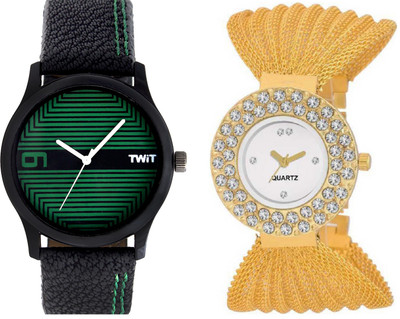 TWiT New Couple Watch For Men & Women and Watch For Boys & Girls TW-01-Green Watch - For Boys & Girls