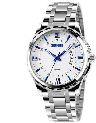 

DUSK SKMEI 9069 Blue Silver Watch - For Men