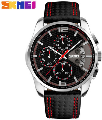 

DUSK SKMEI 9106 Red Black Watch - For Men