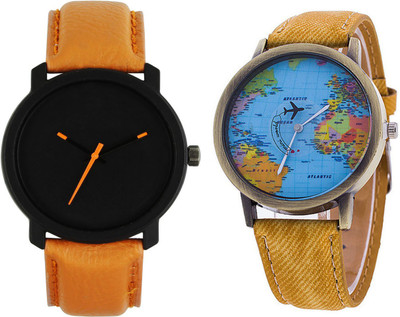 

Cloudwood 20_CW23Yellow Analog Designer Multi Dial Boy's Wrist Watch - For Men