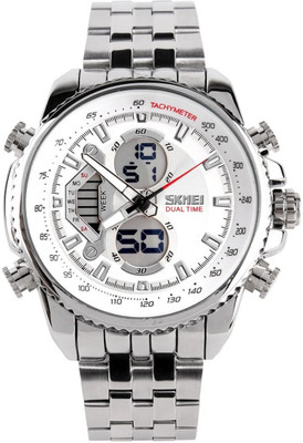 

DUSK SKMEI 993 White Watch - For Men