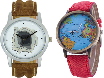 

Greenleaf 09_GL23Red Analogue Stylish Multicolor Dial Boy's Wrist Watch - For Men