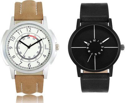 

CLOUDWOOD 17_CW40 Analog Leather Strap Dial Boy's Wrist Watch - For Men