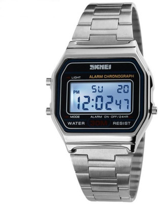 58 OFF on Dusk SKMEI 1123 Black Silver Digital Watch For Men on