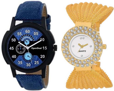 OpenDeal New Couple Watch For Men & Women and Watch For Boys & Girls OD-C3-002 Watch - For Boys & Girls