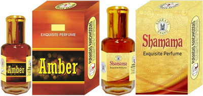 

Purandas Ranchhoddas PRS Amber & Shamama 6ml Each Herbal Attar(Amber)