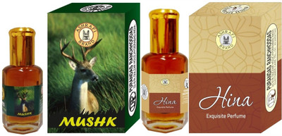 

Purandas Ranchhoddas PRS Mushk & Hina 6ml Each Herbal Attar(Musk)