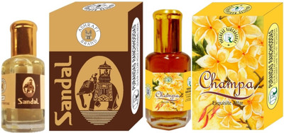 

Purandas Ranchhoddas PRS Sandal & Champa 12ml Each Floral Attar(Floral)