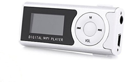 

CRETO latest best quality sound display mp3 player supports upto 16gb external micro sd card MP3 Player(Silver, 1.2 Display)