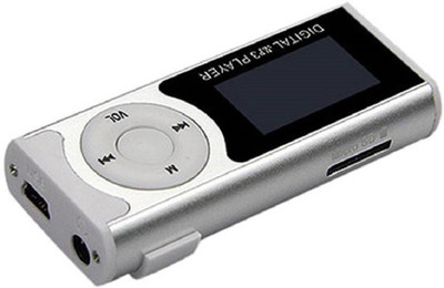 

CRETO latest high sound display mp3 player supports upto 16 gb external memory card MP3 Player(Silver, 1.2 Display)