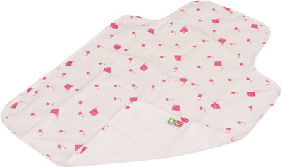 

Brother Baby Washable & Water proof Poplin Change/changing Mat For new Born's babies Change mat for new born kite(Inside - Soft terry, Outside-Poplin, Pink & White)
