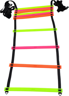 

GSI Multicolor Super Speed Ladder 4 meter with 10 adjustable rungs Speed Ladder(Multicolor)